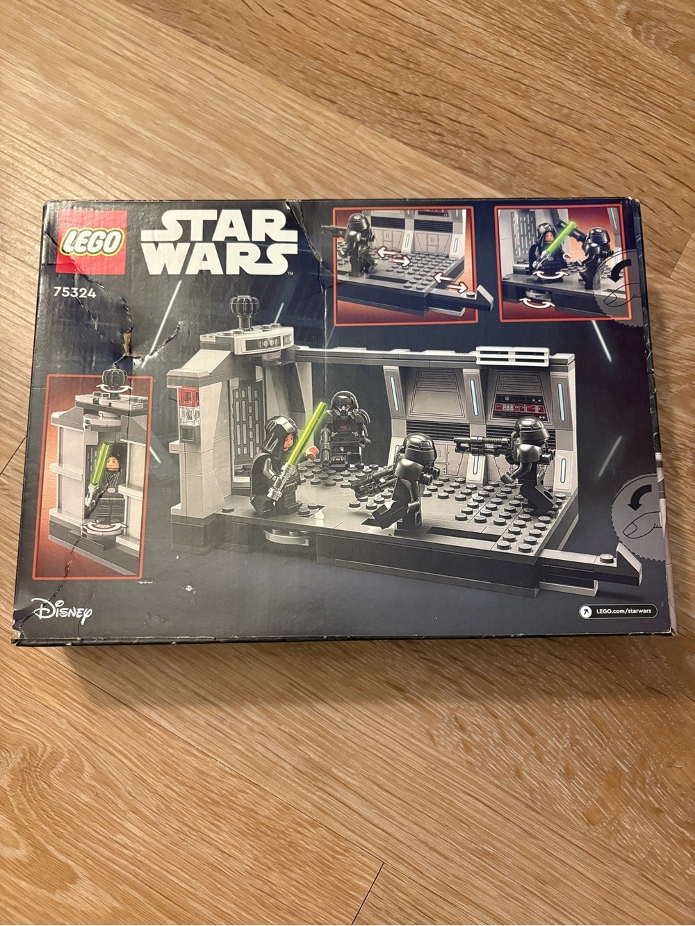 LEGO Star Wars Black and Gray Playset with Green Lightsaber Accent